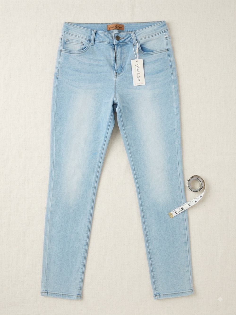 grace and lace, light wash denim, size14 skinny jeans, nwt jeans, casual wear